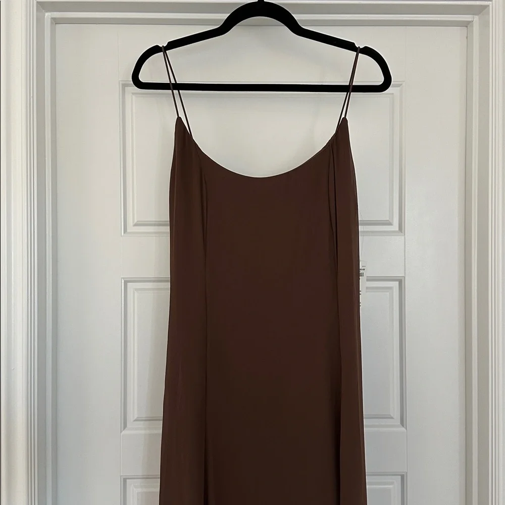 Abercrombie & Fitch Sheer Flowy Maxi Dress